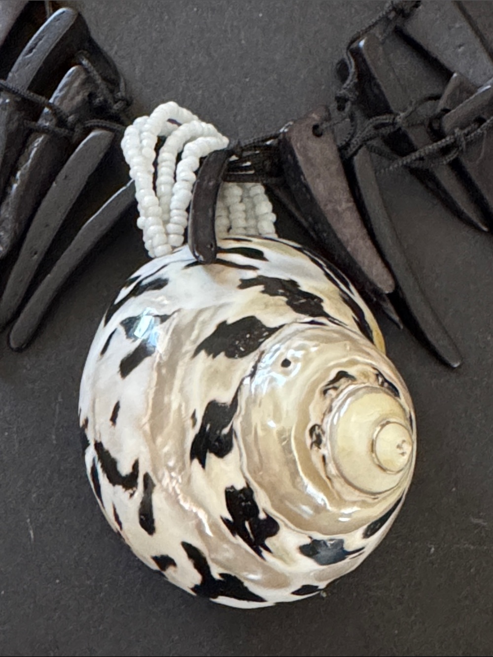 Tribal Bohemian Shell Necklace - Picture 3 of 9